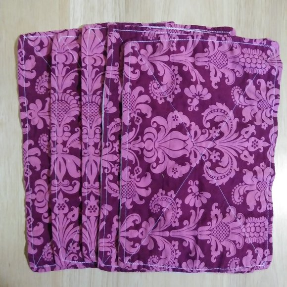 Reusable Paper Towels Handmade Cloth Unpaper Towels Set of 5 - Picture 2 of 3